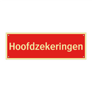 Hoofdzekeringen & Hoofdzekeringen & Hoofdzekeringen & Hoofdzekeringen