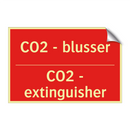 CO2 - blusser - CO2 - extinguisher