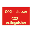 CO2 - blusser - CO2 - extinguisher