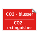 CO2 - blusser - CO2 - extinguisher
