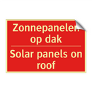 Zonnepanelen op dak - Solar panels on roof