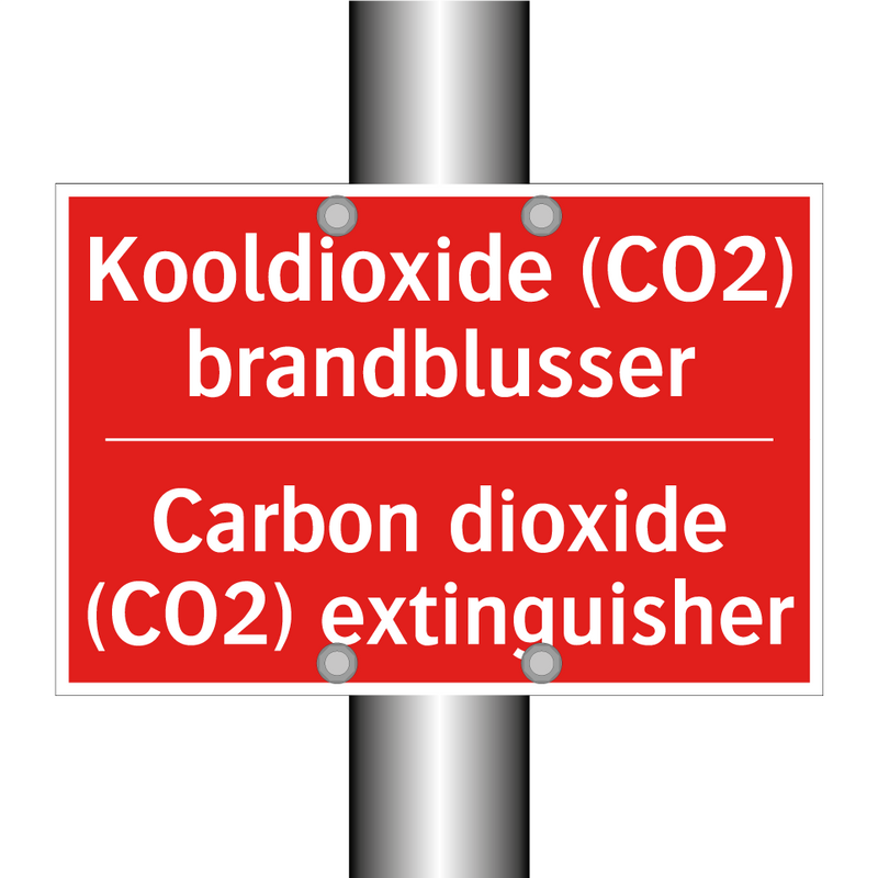 Kooldioxide (CO2) brandblusser - Carbon dioxide (CO2) extinguisher