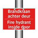 Brandkraan achter deur - Fire hydrant inside door