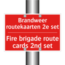Brandweer routekaarten 2e set - Fire brigade route cards 2nd set
