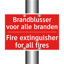 Brandblusser voor alle branden - Fire extinguisher for all fires