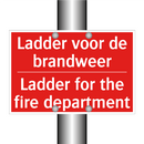 Ladder voor de brandweer - Ladder for the fire department