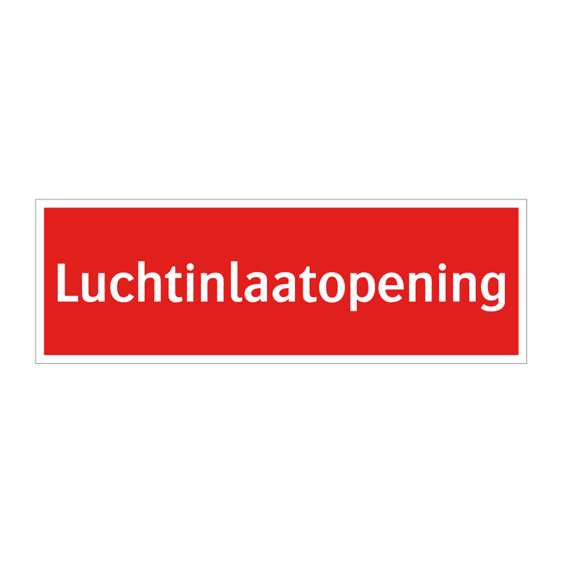 Luchtinlaatopening & Luchtinlaatopening & Luchtinlaatopening & Luchtinlaatopening