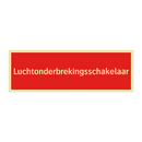 Luchtonderbrekingsschakelaar & Luchtonderbrekingsschakelaar & Luchtonderbrekingsschakelaar