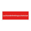 Luchtonderbrekingsschakelaar & Luchtonderbrekingsschakelaar & Luchtonderbrekingsschakelaar