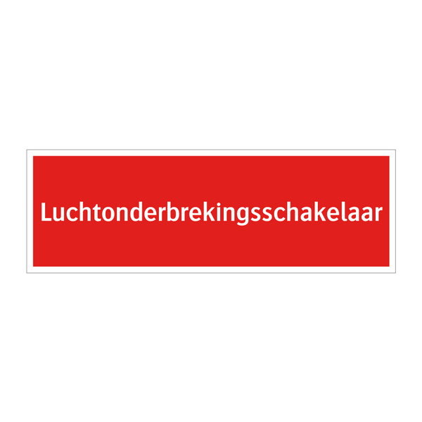 Luchtonderbrekingsschakelaar & Luchtonderbrekingsschakelaar & Luchtonderbrekingsschakelaar