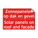 Zonnepanelen op dak en gevel - Solar panels on roof and facade