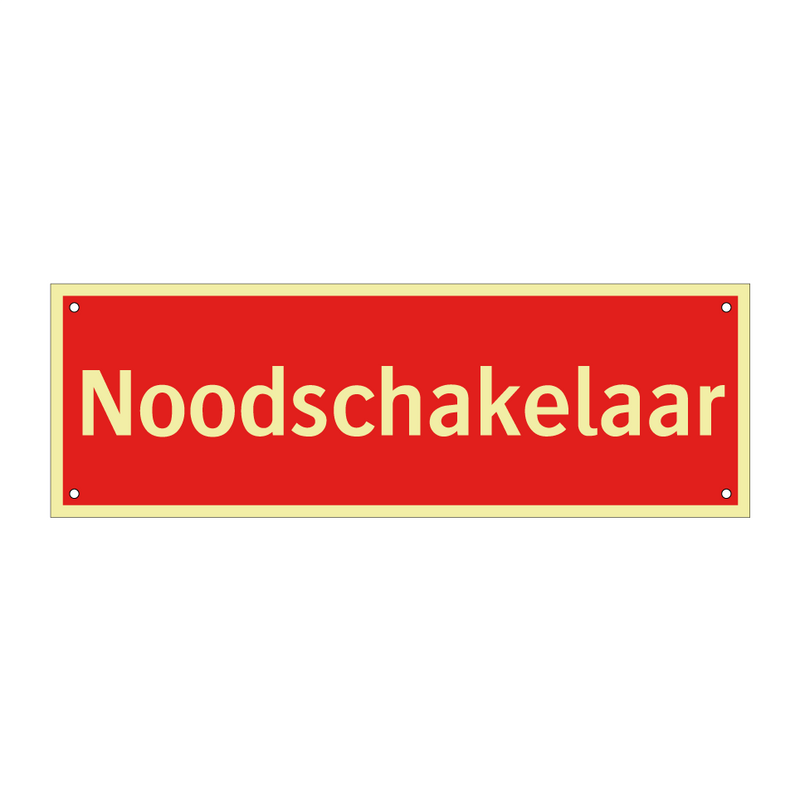 Noodschakelaar & Noodschakelaar & Noodschakelaar & Noodschakelaar