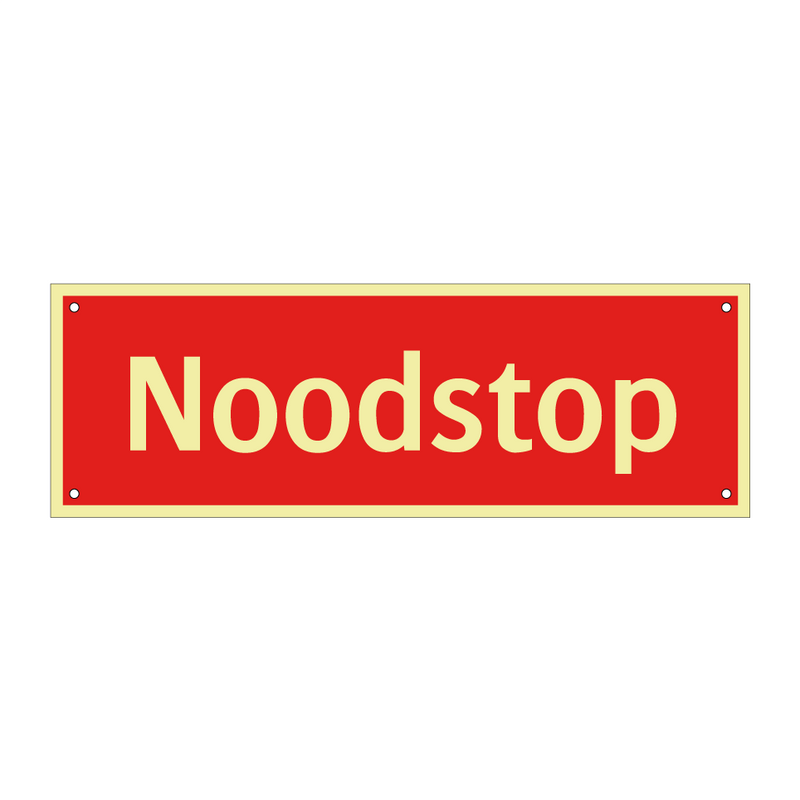 Noodstop & Noodstop & Noodstop & Noodstop