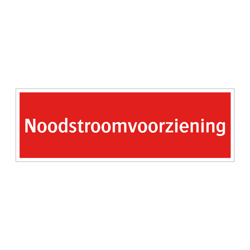 Noodstroomvoorziening & Noodstroomvoorziening & Noodstroomvoorziening & Noodstroomvoorziening