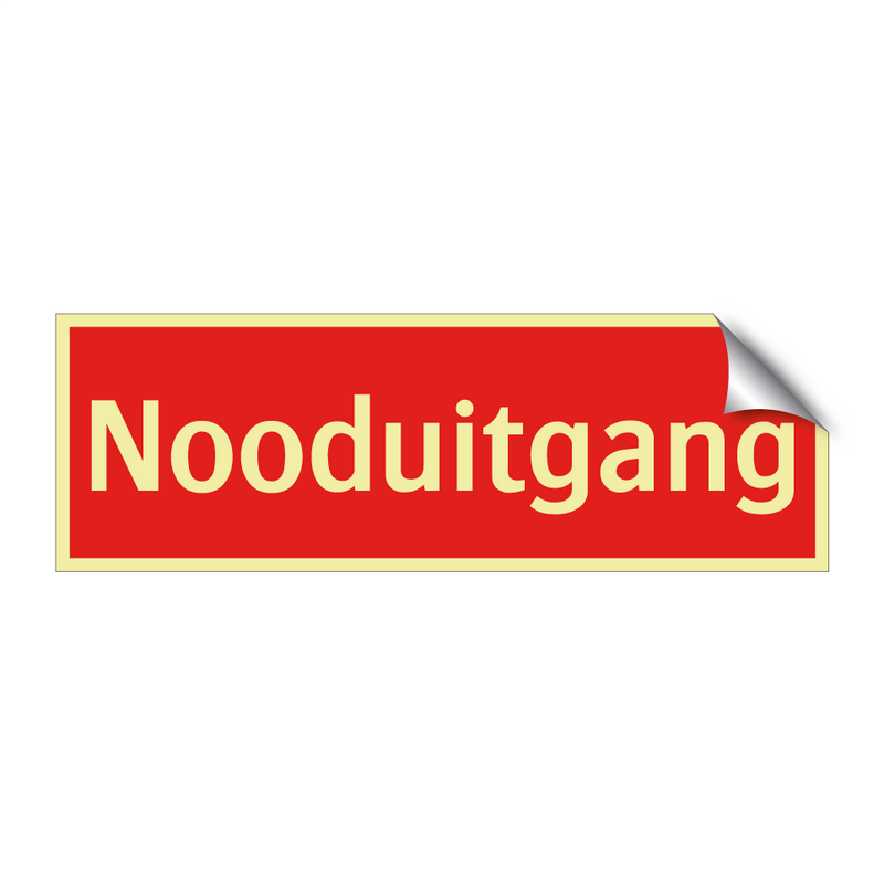 Nooduitgang & Nooduitgang & Nooduitgang & Nooduitgang