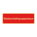 Oliebestrijdingsapparatuur & Oliebestrijdingsapparatuur & Oliebestrijdingsapparatuur