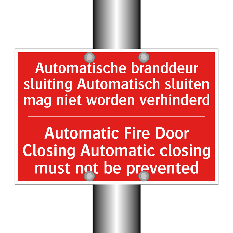 Automatische branddeur sluiting Automatisch /.../ - Automatic Fire Door Closing Automatic closing /.../