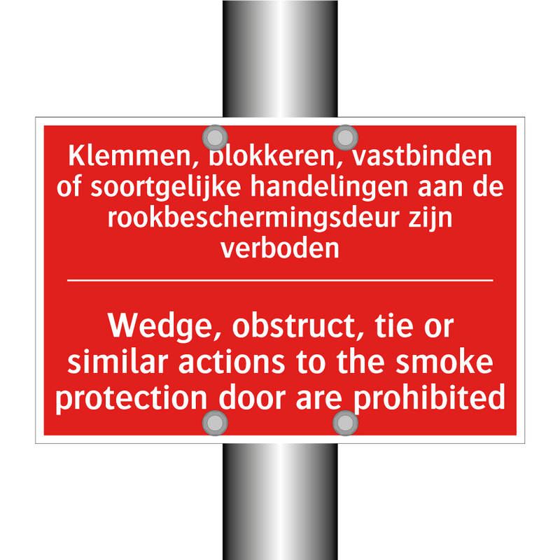 Klemmen, blokkeren, vastbinden of soortgelijke /.../ - Wedge, obstruct, tie or similar actions /.../