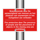 Brandwerende deur De aanwezigheid van mensen /.../ - Fire protection door The presence of people /.../