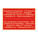 Brandblusser Kooldioxide / CO² Geschikt /.../ - Fire extinguisher Carbon Dioxide / CO² Suitable /.../