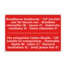 Brandblusser Kooldioxide / CO² Geschikt /.../ - Fire extinguisher Carbon Dioxide / CO² Suitable /.../