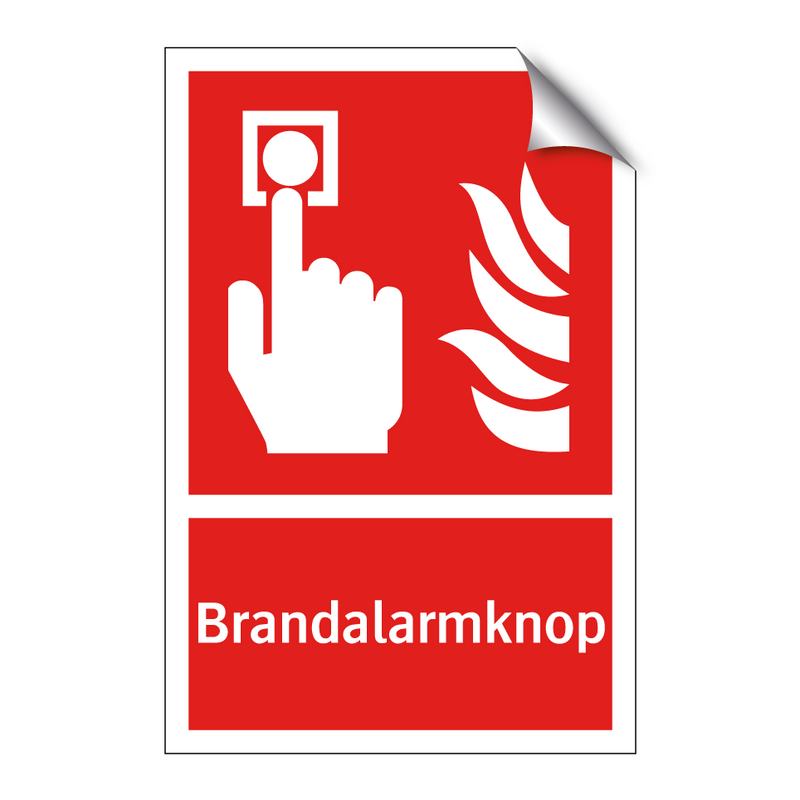 Brandalarmknop