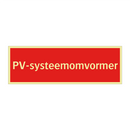 PV-systeemomvormer & PV-systeemomvormer & PV-systeemomvormer & PV-systeemomvormer