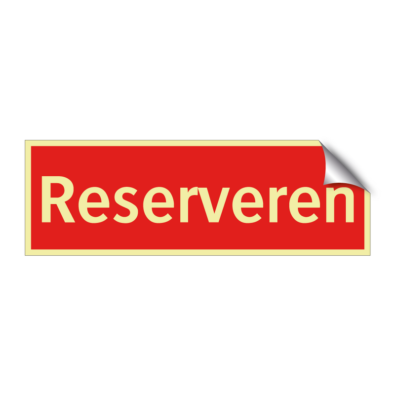 Reserveren & Reserveren & Reserveren & Reserveren