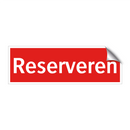 Reserveren & Reserveren & Reserveren & Reserveren