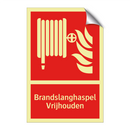 Brandslanghaspel Vrijhouden