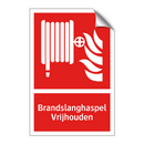 Brandslanghaspel Vrijhouden