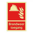 Brandweer toegang