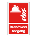 Brandweer toegang