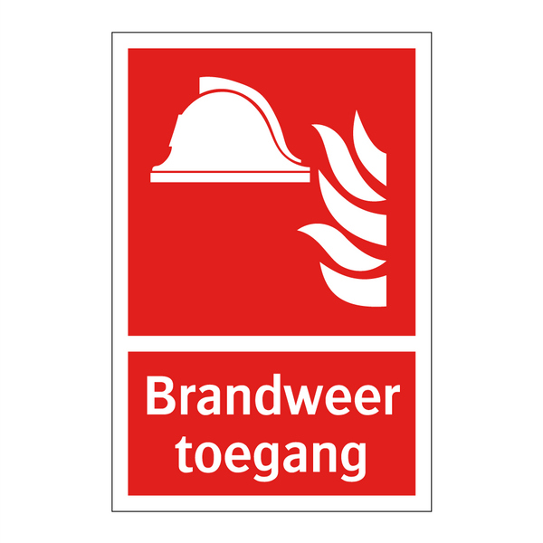 Brandweer toegang