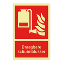 Draagbare schuimblusser