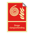 Droge slangverbinding