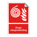 Droge slangverbinding