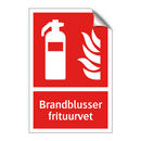 Brandblusser frituurvet