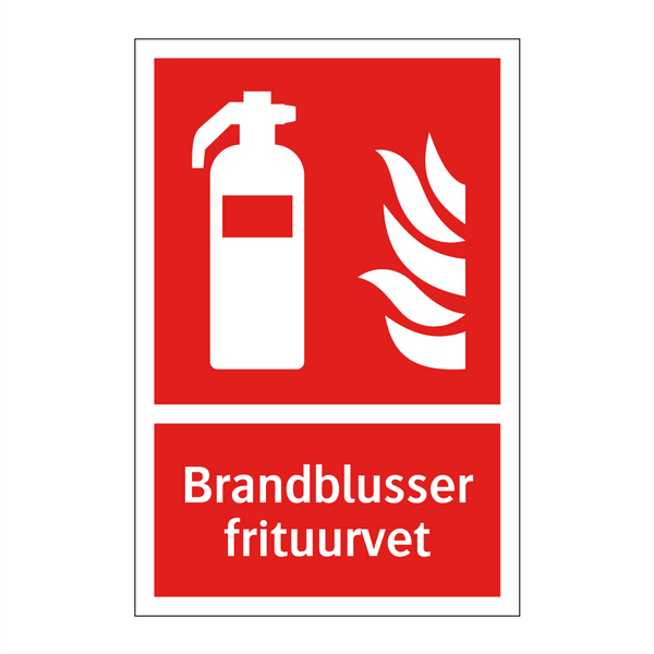 Brandblusser frituurvet