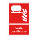 Vaste brandblusser