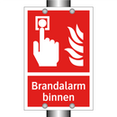 Brandalarm binnen