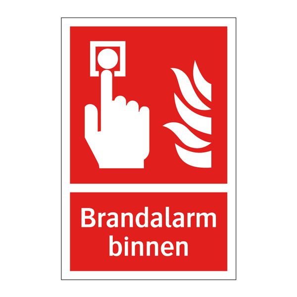 Brandalarm binnen