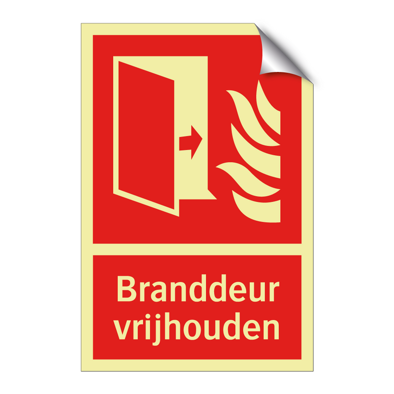 Branddeur vrijhouden