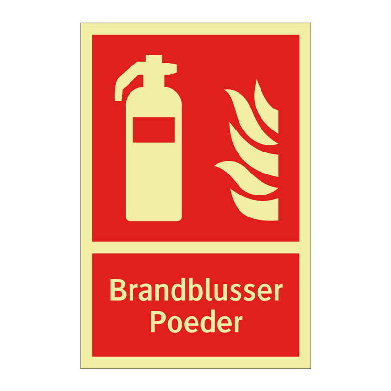 Brandblusser Poeder
