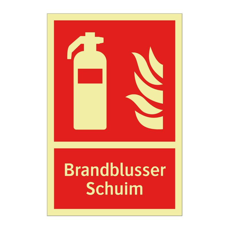 Brandblusser Schuim