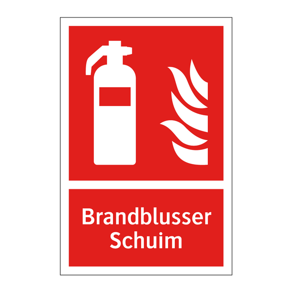 Brandblusser Schuim