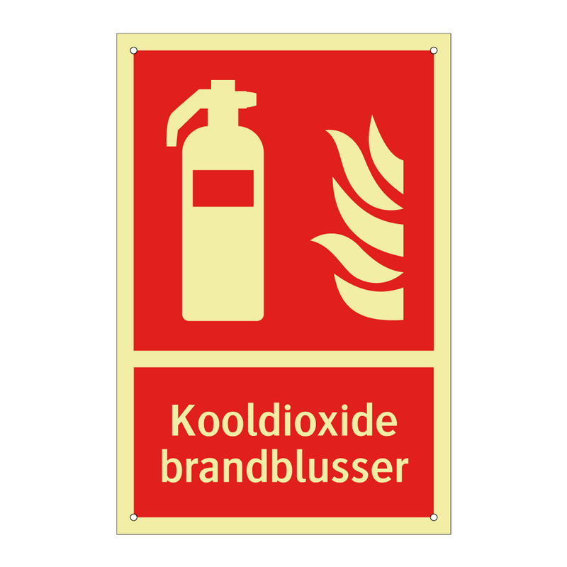 Kooldioxide brandblusser