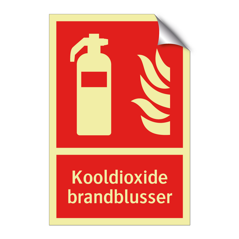 Kooldioxide brandblusser