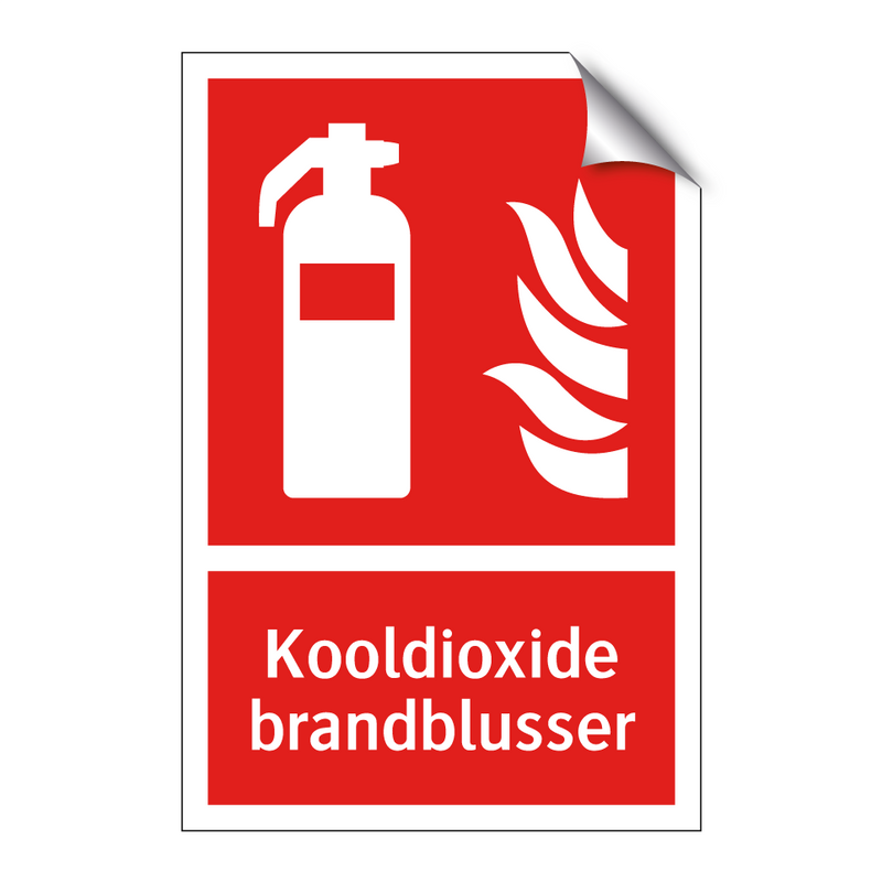 Kooldioxide brandblusser