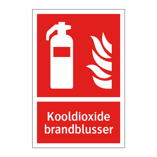 Kooldioxide brandblusser